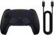 Геймпад Sony PlayStation 5 Dualsense Midnight Black + USB-C cable (1000051651), Черный
