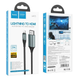 Кабель HOCO UA15 High-definition on-screen cable for iP to HDTV Metal Gray (6931474750365)
