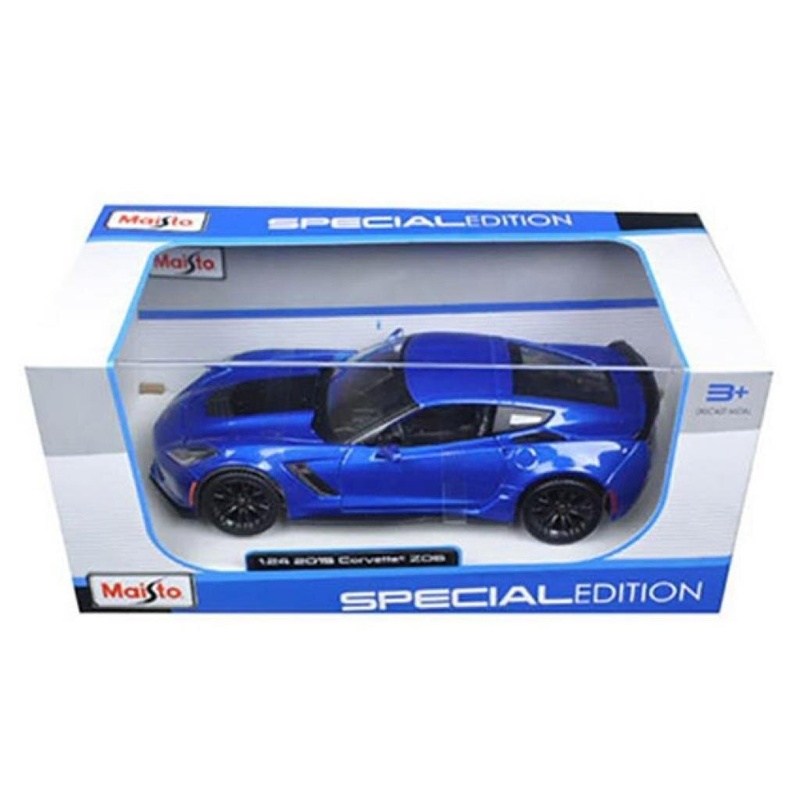 Машина Maisto 2015 Chevrolet Corvette Z06 синий (1:24) (31133 blue)