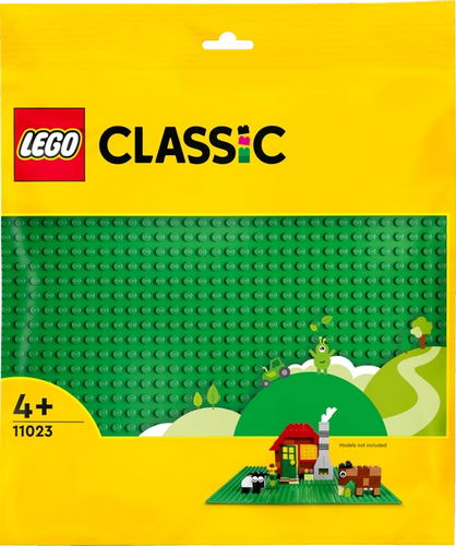 Конструктор LEGO Classic Зелена базова пластина 1 деталь (11023)