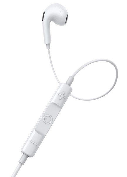 Навушники Baseus Encok Type-C lateral in-ear Wired Earphone C17 White (NGCR010002)