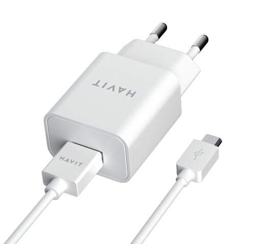 Зарядний пристрій Havit HV-ST111 + кабель microUSB