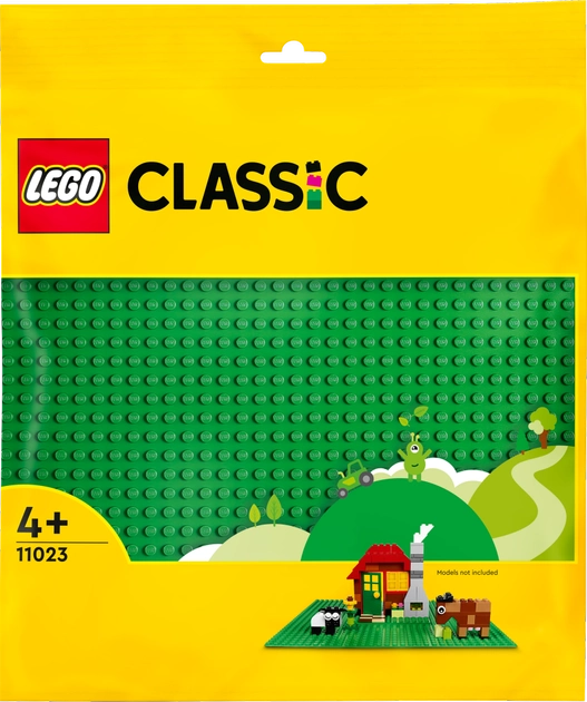 Конструктор LEGO Classic Зелёная базовая пластина 1 деталь (11023)