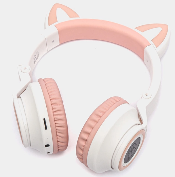 Навушники Borofone BO18 Cat Ear White
