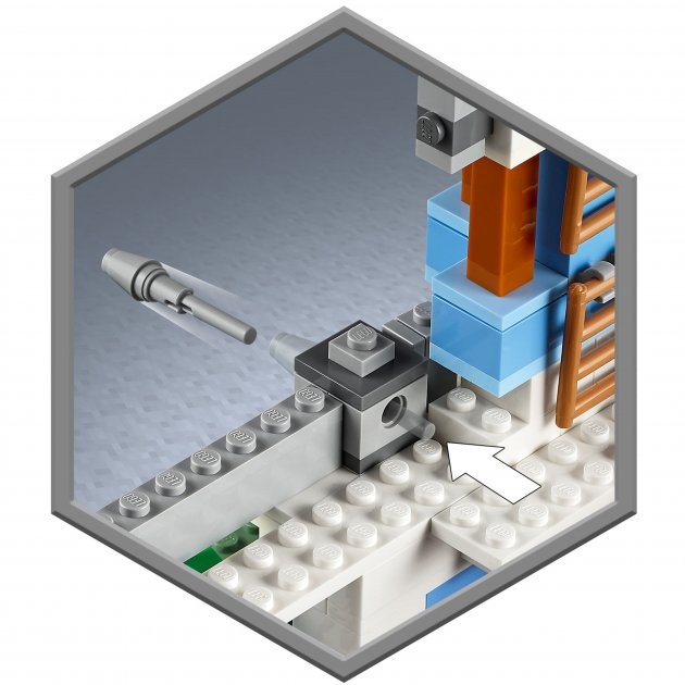 Конструктор LEGO Minecraft Ледяной замок 499 деталей (21186)