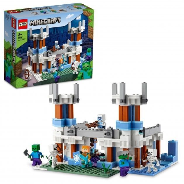 Конструктор LEGO Minecraft Ледяной замок 499 деталей (21186)
