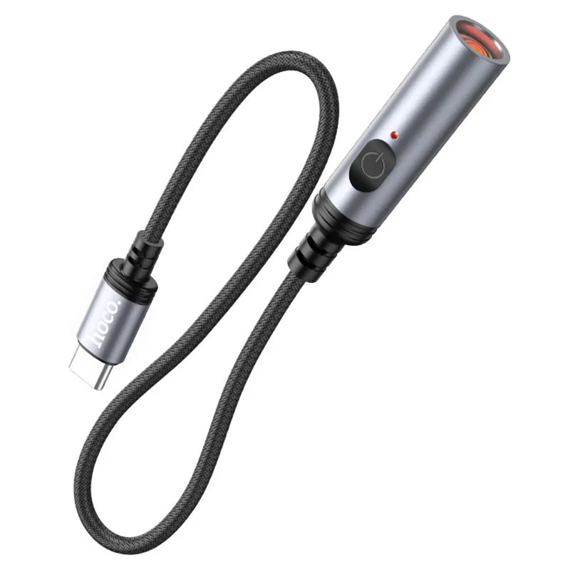 Кабель-зажигалка Hoco UA30 Type-C mini cigarette lighter Black (6942007625562)