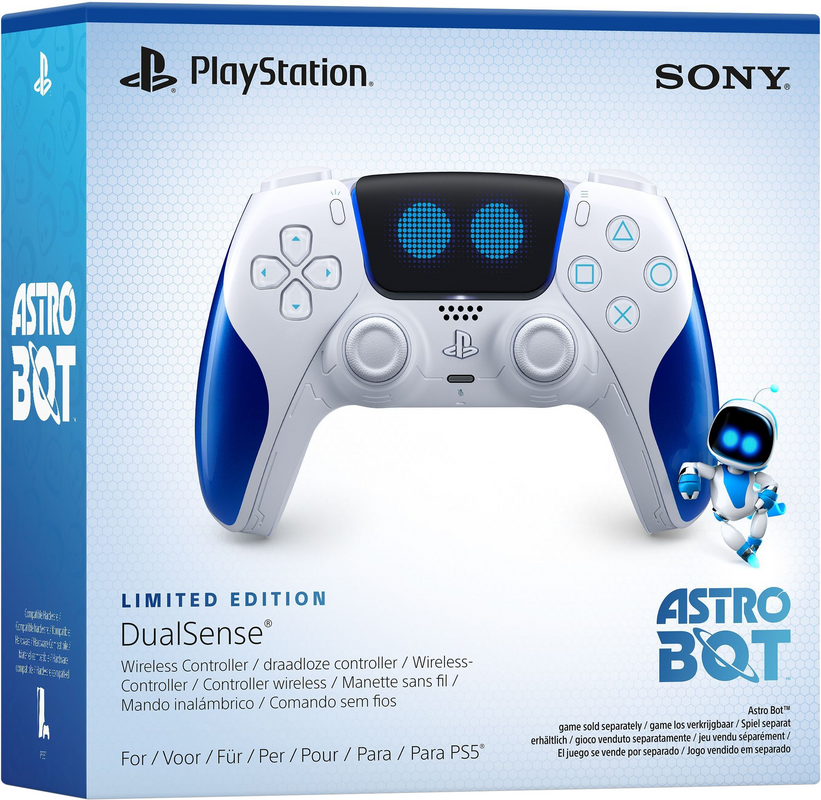 Геймпад Sony PlayStation 5 Dualsense Astro Bot Limited Edition (1000044980), Білий-Синій