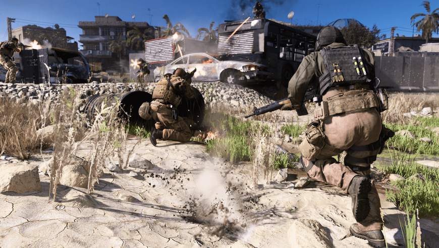 Игра PS4 Call of Duty: Modern Warfare Английская Версия (Б.У.)
