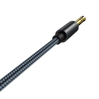 Аудiо-кабель BOROFONE BL3 Audiolink audio AUX cable, 1m Metel Grey