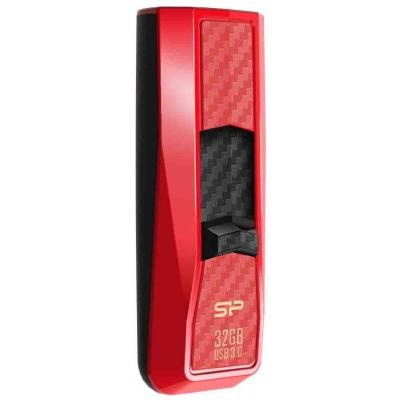 USB флеш накопичувач Silicon Power 32Gb Blaze B50 Red USB 3.0 (SP032GBUF3B50V1R)
