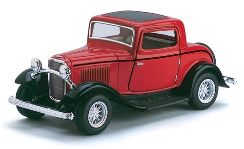 Машинка Kinsmart Ford 3-Window Coupe 1932 1:36 KT5332W