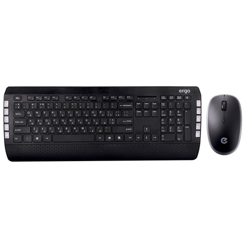 Комплект клавіатура і мишка Ergo KM-850WL Black (KM-850WL)