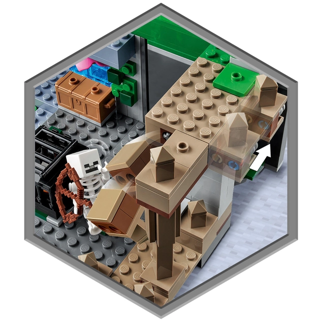 Конструктор LEGO Minecraft Підземелля скелетів 364 деталі (21189)