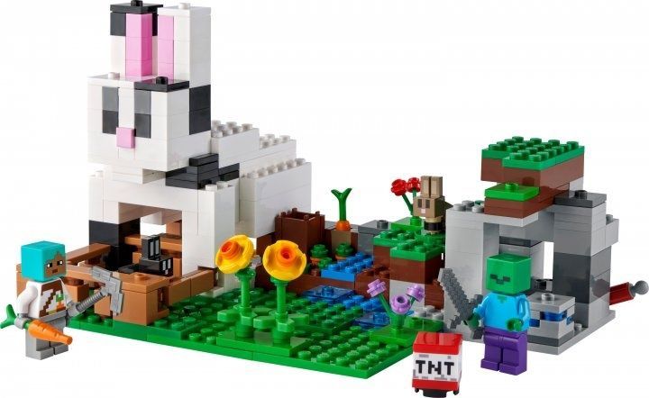 Конструктор LEGO Minecraft Кроличе Ранчо 340 деталей (21181)