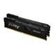 Модуль пам'яті для комп'ютера DDR4 16GB (2x8GB) 3200 MHz Fury Beast Black Kingston Fury (ex.HyperX) (KF432C16BBK2/16)