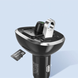 Автомобильное зарядное устройство для ESSAGER Dynamic Car Bluetooth MP3 Car Charger Sliver (ECCFM-DG10)