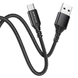 Кабель BOROFONE BX54 Ultra bright Micro-USB 1m 2.4A Black (6931474745811)