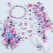 Набір для створення шарм-браслетів Make it Real Зачаровані камінці з кристалами Swarovski (MR1723)