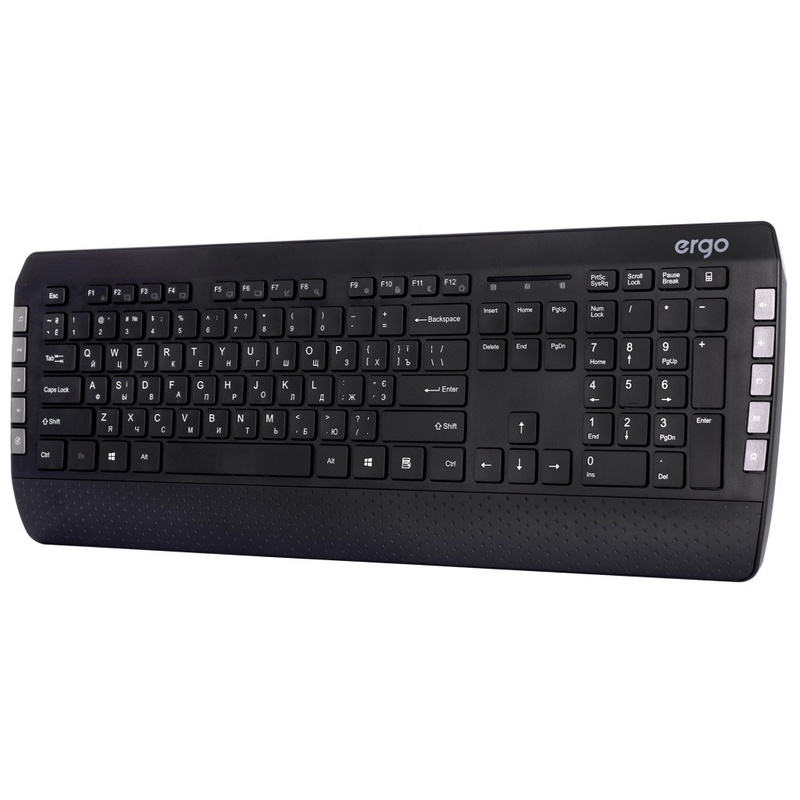 Комплект клавиатуры и мышки Ergo KM-850WL Black (KM-850WL)