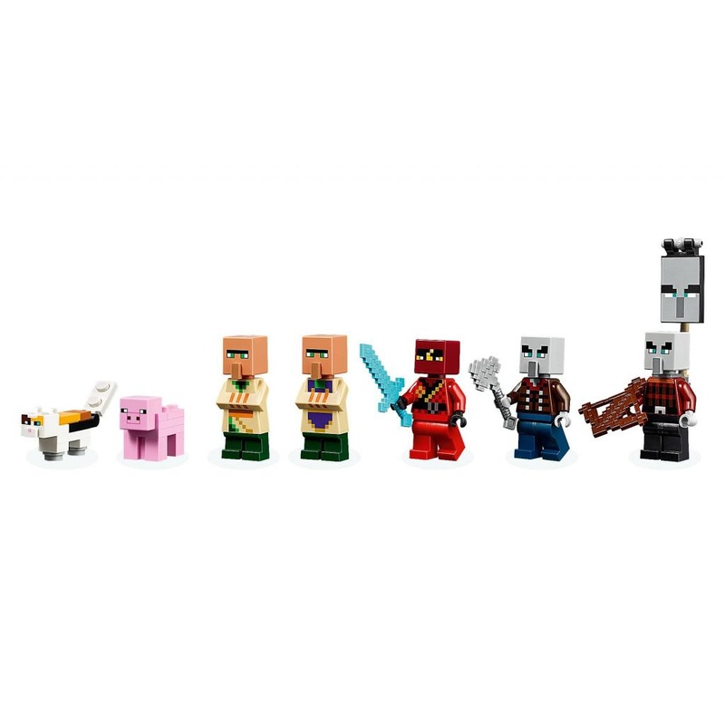 Конструктор LEGO Minecraft Напад шкідників 562 деталі (21160)