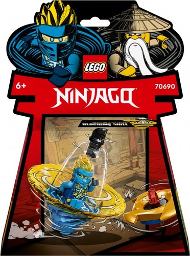 Конструктор LEGO Ninjago Навчання спін-джитсу ніндзя Джея 25 деталей (70690)