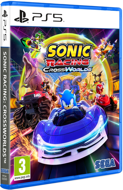Игра PS5 Sonic Racing: CrossWorlds Русские Субтитры, BD диск (5055277056446)