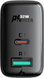 Мережевий зарядний пристрій ACEFAST A5 PD32W(USB-C+USB-A) dual port charger Black (AFA5B)