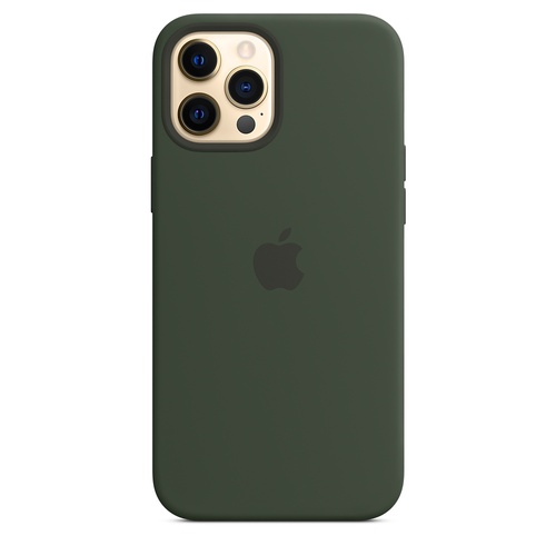 Оригинальный чехол Full Soft Case (MagSafe) for iPhone 12/12 Pro Dark Green