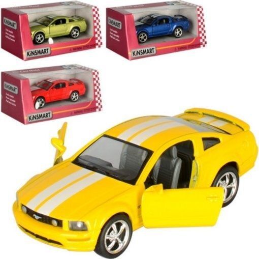 Машинка Kinsmart Ford Mustang GT w/ printing 2006 1:38 KT5091WF