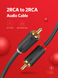 Аудиокабель UGREEN AV104 2RCA Male to 2RCA Male Cable 1m (Black)(UGR-30747)