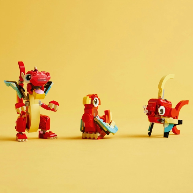 Конструктор LEGO Creator Червоний Дракон 149 деталей (31145)