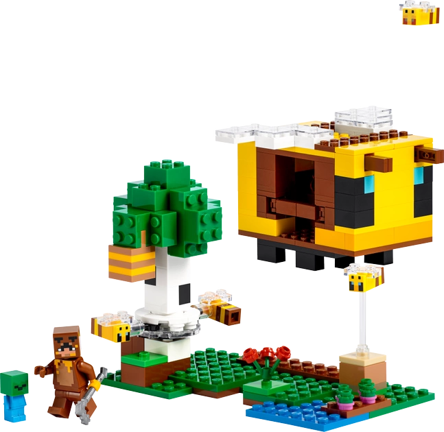 Конструктор LEGO Minecraft Бджолиний будиночок 254 деталі (21241)