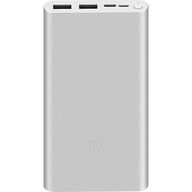Батарея универсальная Xiaomi Mi 3 NEW 10000mAh Fast Charge Silver (575608)