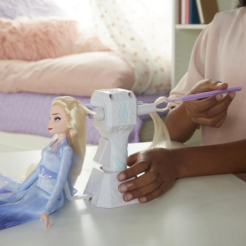 Кукла Hasbro Disney Frozen 2 Эльза с аксессуарами для волос (E6950_E7002)