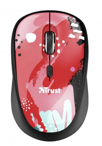 Мышка Trust Yvi Wireless Red Brush (24440)