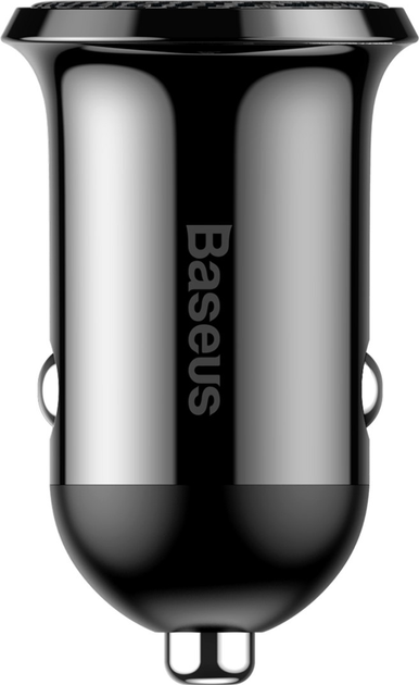 Автомобильное зарядное устройство Baseus Grain Pro Car Charger Dual USB 4.8A Black (CCALLP-01)