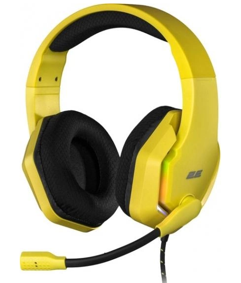 Ігрові навушники 2E Gaming HG315 RGB USB 7.1 Yellow (2E-HG315YW-7.1)