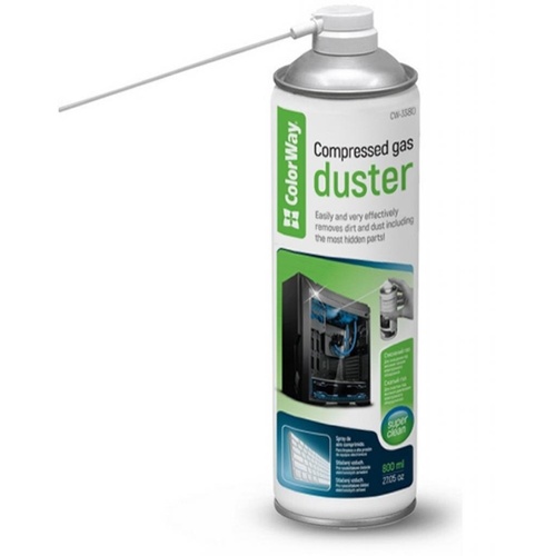 Стиснене повітря для чистки spray duster 800ml ColorWay (CW-3380)
