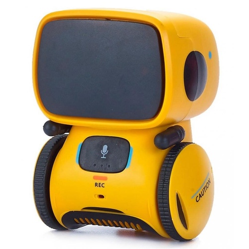 Інтерактивна іграшка AT-Robot робот з голосовим управлінням жовтий (AT001-03)