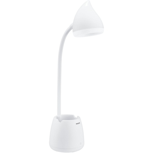Лампа настольная аккумуляторная Philips LED Reading Desk lamp Hat белая (929003241007)