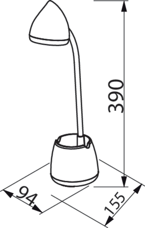 Лампа настільна акумуляторна Philips LED Reading Desk lamp Hat біла (929003241007)
