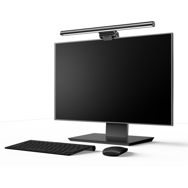 Светильник для монитора Baseus i-wok Series USB Asymmetric Light Source Screen Hanging Light (Youth) Black (DGIWK-B01)