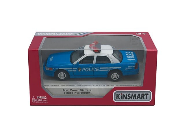 Машинка Kinsmart Ford Crown Victoria Police Interceptor (Blue) 1:42 KT5342WA (полиция)