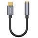 Кабель-переходник Baseus Type-C Male to 3.5mm Female Adapter L54 Black (CATL54-01)