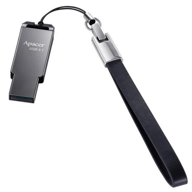 USB флеш накопичувач Apacer 16GB AH360 Ashy USB 3.1 Gen1 (AP16GAH360A-1)