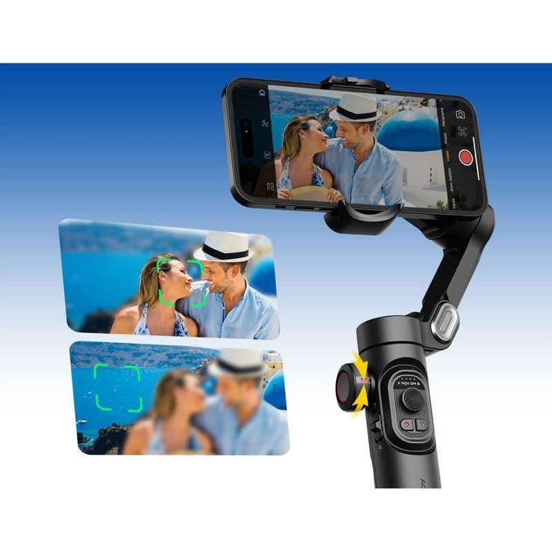Триосьовий стабілізатор AOCHUAN Professional Gimbal Stabilizer for Smartphone SMART XE Чорний