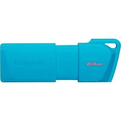 USB флеш накопичувач Kingston 64GB DataTraveler Exodia M USB 3.2 Aqua Blue (KC-U2L64-7LB)
