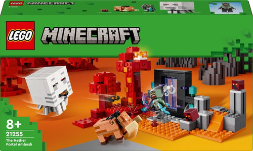 Конструктор LEGO Minecraft Засідка біля порталу в Нижній світ 352 деталей (21255)