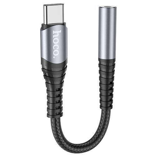 Кабель-переходник HOCO LS33 Type-C Digital 3.5 Audio converter Metal Gray (6931474761163)
